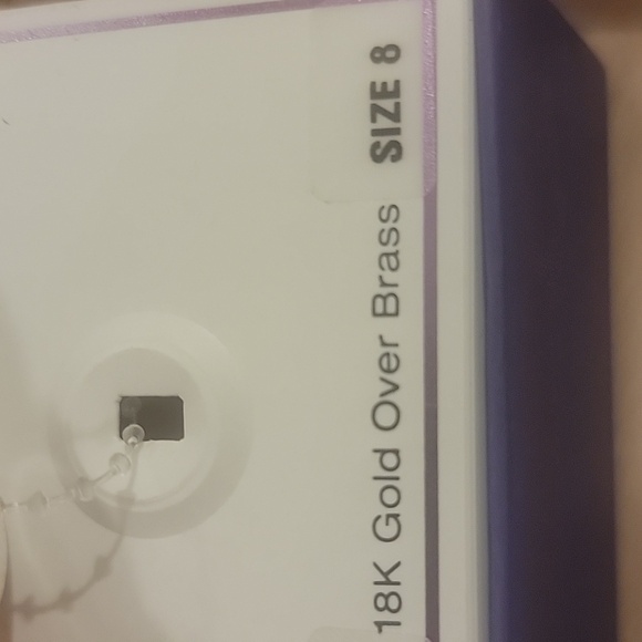 Cubic Zirconia 18K Gold Over Brass Ring Set (2Fer) - Picture 8 of 8